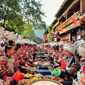 西江千戶苗寨長桌宴