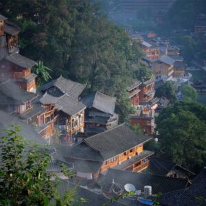 西江苗寨吊腳樓