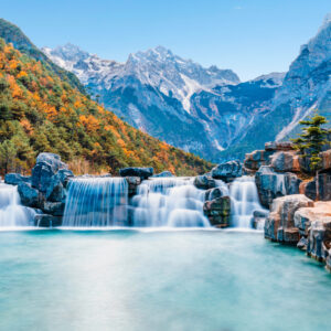 雲南麗江玉龍雪山藍月谷